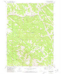 Stump Peak Idaho Historical topographic map, 1:24000 scale, 7.5 X 7.5 Minute, Year 1980