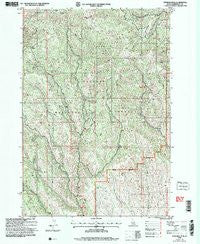 Sturgill Peak Idaho Historical topographic map, 1:24000 scale, 7.5 X 7.5 Minute, Year 2004