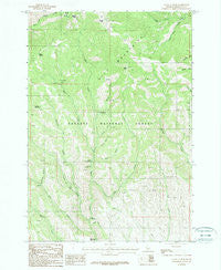 Sturgill Peak Idaho Historical topographic map, 1:24000 scale, 7.5 X 7.5 Minute, Year 1987