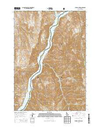 Sturgill Creek Idaho Current topographic map, 1:24000 scale, 7.5 X 7.5 Minute, Year 2013