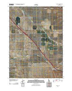 Sublett Idaho Historical topographic map, 1:24000 scale, 7.5 X 7.5 Minute, Year 2010