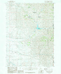 Sublett Reservoir Idaho Historical topographic map, 1:24000 scale, 7.5 X 7.5 Minute, Year 1985
