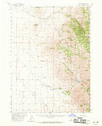 Sublett Idaho Historical topographic map, 1:62500 scale, 15 X 15 Minute, Year 1958