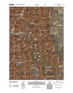 Sublett Troughs Idaho Historical topographic map, 1:24000 scale, 7.5 X 7.5 Minute, Year 2011