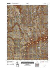 Sugarloaf Idaho Historical topographic map, 1:24000 scale, 7.5 X 7.5 Minute, Year 2010