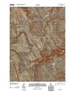 Sugarloaf Idaho Historical topographic map, 1:24000 scale, 7.5 X 7.5 Minute, Year 2010