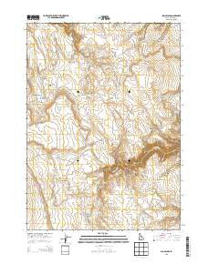 Sugarloaf Idaho Current topographic map, 1:24000 scale, 7.5 X 7.5 Minute, Year 2013