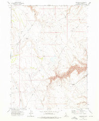 Sugarloaf Idaho Historical topographic map, 1:24000 scale, 7.5 X 7.5 Minute, Year 1972