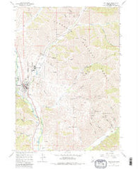 Sun Valley Idaho Historical topographic map, 1:24000 scale, 7.5 X 7.5 Minute, Year 1967