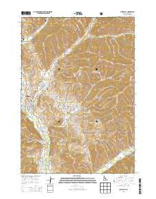 Sun Valley Idaho Current topographic map, 1:24000 scale, 7.5 X 7.5 Minute, Year 2013