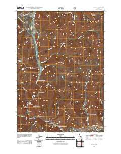 Sunbeam Idaho Historical topographic map, 1:24000 scale, 7.5 X 7.5 Minute, Year 2011
