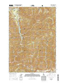 Sunbeam Idaho Current topographic map, 1:24000 scale, 7.5 X 7.5 Minute, Year 2013