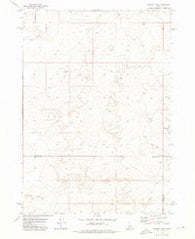 Sunset Lake Idaho Historical topographic map, 1:24000 scale, 7.5 X 7.5 Minute, Year 1972