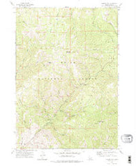 Sunset Mtn. Idaho Historical topographic map, 1:24000 scale, 7.5 X 7.5 Minute, Year 1972