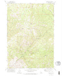 Sunset Mtn. Idaho Historical topographic map, 1:24000 scale, 7.5 X 7.5 Minute, Year 1972