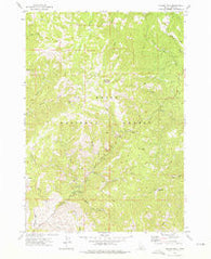 Sunset Mtn. Idaho Historical topographic map, 1:24000 scale, 7.5 X 7.5 Minute, Year 1972