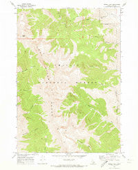 Sunset Peak Idaho Historical topographic map, 1:24000 scale, 7.5 X 7.5 Minute, Year 1969