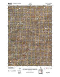 Sunset Lake Idaho Historical topographic map, 1:24000 scale, 7.5 X 7.5 Minute, Year 2011