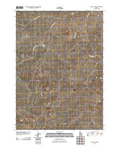 Sunset Lake Idaho Historical topographic map, 1:24000 scale, 7.5 X 7.5 Minute, Year 2011