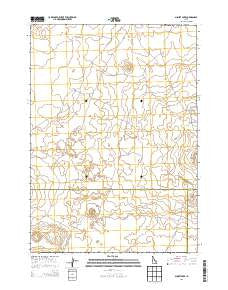 Sunset Lake Idaho Current topographic map, 1:24000 scale, 7.5 X 7.5 Minute, Year 2013