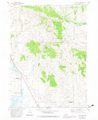Swan Lake Idaho Historical topographic map, 1:24000 scale, 7.5 X 7.5 Minute, Year 1969