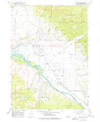 Swan Valley Idaho Historical topographic map, 1:24000 scale, 7.5 X 7.5 Minute, Year 1966