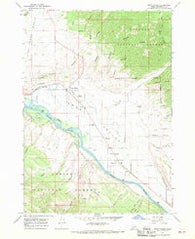 Swan Valley Idaho Historical topographic map, 1:24000 scale, 7.5 X 7.5 Minute, Year 1966