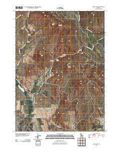 Swan Lake Idaho Historical topographic map, 1:24000 scale, 7.5 X 7.5 Minute, Year 2010