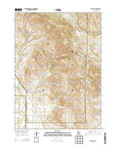 Swan Lake Idaho Current topographic map, 1:24000 scale, 7.5 X 7.5 Minute, Year 2013