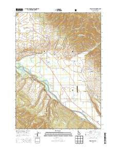 Swan Valley Idaho Current topographic map, 1:24000 scale, 7.5 X 7.5 Minute, Year 2013