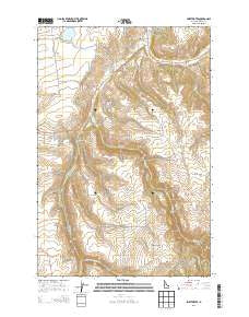 Sweetwater Idaho Current topographic map, 1:24000 scale, 7.5 X 7.5 Minute, Year 2013
