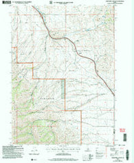 Sweetzer Canyon Idaho Historical topographic map, 1:24000 scale, 7.5 X 7.5 Minute, Year 2001