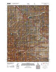 Sweetzer Canyon Idaho Historical topographic map, 1:24000 scale, 7.5 X 7.5 Minute, Year 2011