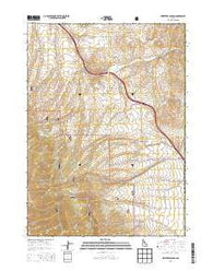 Sweetzer Canyon Idaho Current topographic map, 1:24000 scale, 7.5 X 7.5 Minute, Year 2013