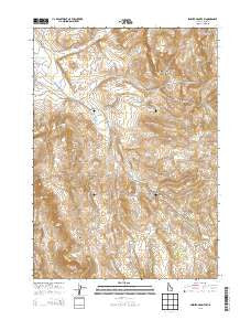 Swisher Mountain Idaho Current topographic map, 1:24000 scale, 7.5 X 7.5 Minute, Year 2013