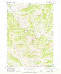 Sydney Butte Idaho Historical topographic map, 1:24000 scale, 7.5 X 7.5 Minute, Year 1970