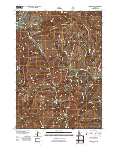 Sydney Butte Idaho Historical topographic map, 1:24000 scale, 7.5 X 7.5 Minute, Year 2011