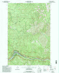 Syringa Idaho Historical topographic map, 1:24000 scale, 7.5 X 7.5 Minute, Year 1994