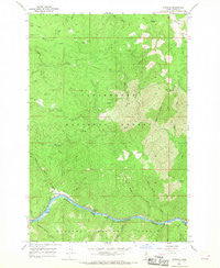 Syringa Idaho Historical topographic map, 1:24000 scale, 7.5 X 7.5 Minute, Year 1966