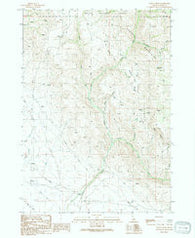 Syrup Creek Idaho Historical topographic map, 1:24000 scale, 7.5 X 7.5 Minute, Year 1990