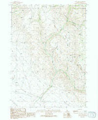 Syrup Creek Idaho Historical topographic map, 1:24000 scale, 7.5 X 7.5 Minute, Year 1990