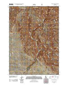 Syrup Creek Idaho Historical topographic map, 1:24000 scale, 7.5 X 7.5 Minute, Year 2011