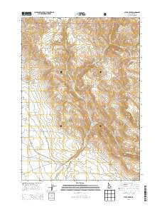 Syrup Creek Idaho Current topographic map, 1:24000 scale, 7.5 X 7.5 Minute, Year 2013