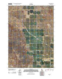Taber Idaho Historical topographic map, 1:24000 scale, 7.5 X 7.5 Minute, Year 2010