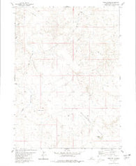 Table Butte Idaho Historical topographic map, 1:24000 scale, 7.5 X 7.5 Minute, Year 1980