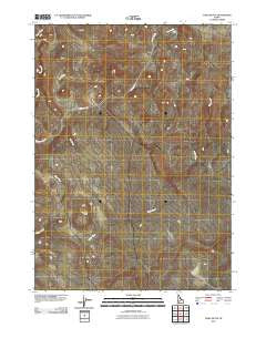 Table Butte Idaho Historical topographic map, 1:24000 scale, 7.5 X 7.5 Minute, Year 2010