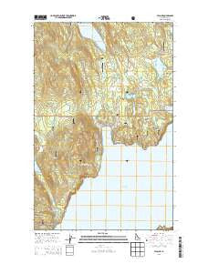 Talache Idaho Current topographic map, 1:24000 scale, 7.5 X 7.5 Minute, Year 2013