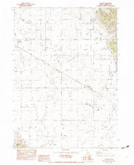 Talmage Idaho Historical topographic map, 1:24000 scale, 7.5 X 7.5 Minute, Year 1982