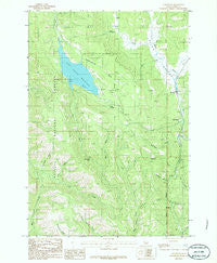 Tamarack Idaho Historical topographic map, 1:24000 scale, 7.5 X 7.5 Minute, Year 1986