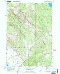 Targhee Pass Idaho Historical topographic map, 1:24000 scale, 7.5 X 7.5 Minute, Year 1964